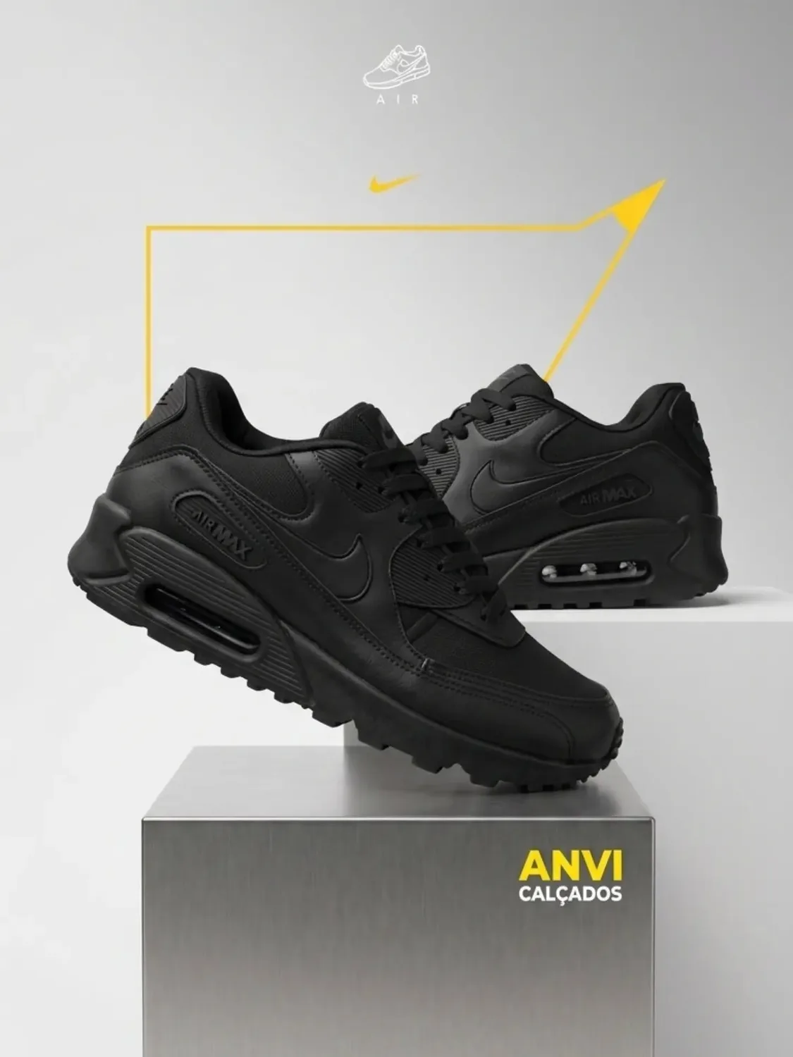 Nike Air Max 90 preto