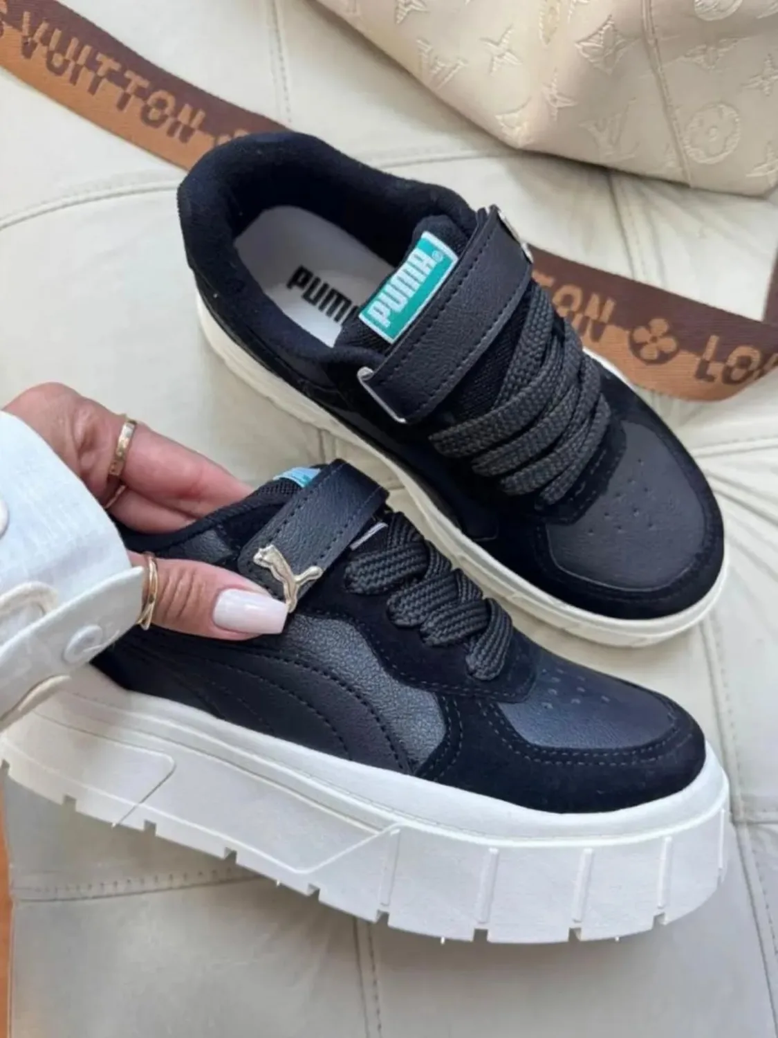 Puma Platform Strap preto